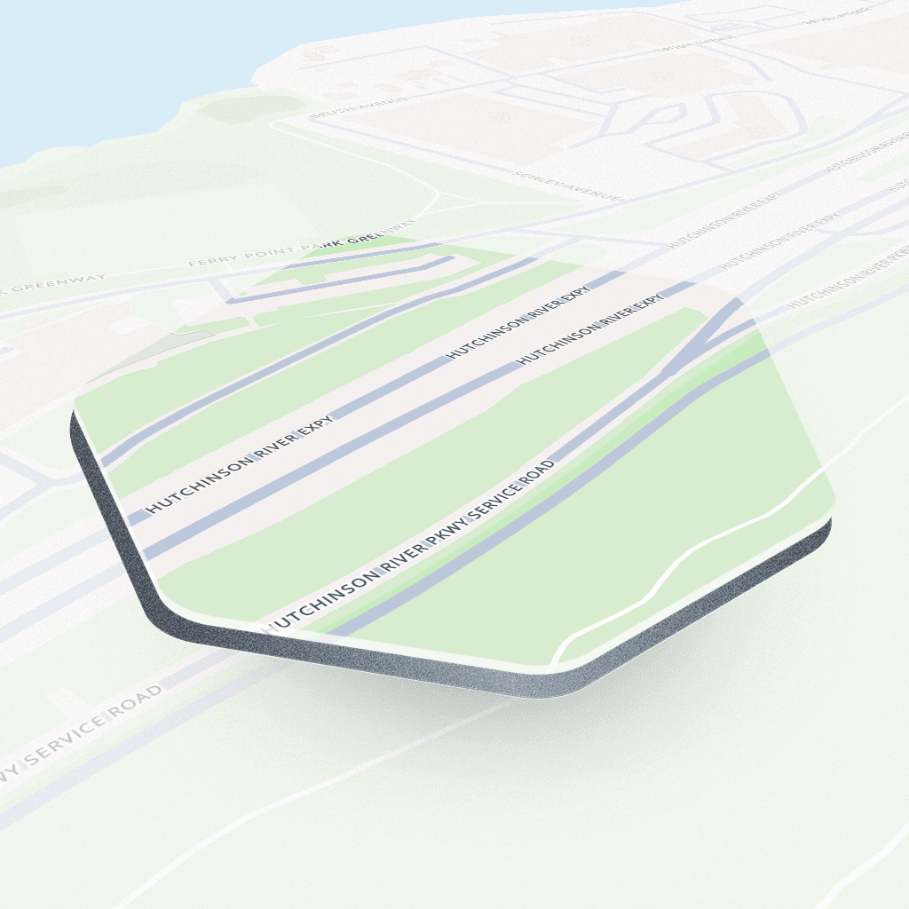 Hutchinson River Parkway Service Road #9, New York